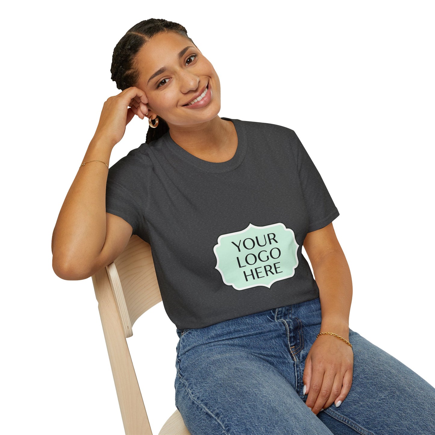 Retro YC Logo T‑Shirt — Minimalist Monogram Tee