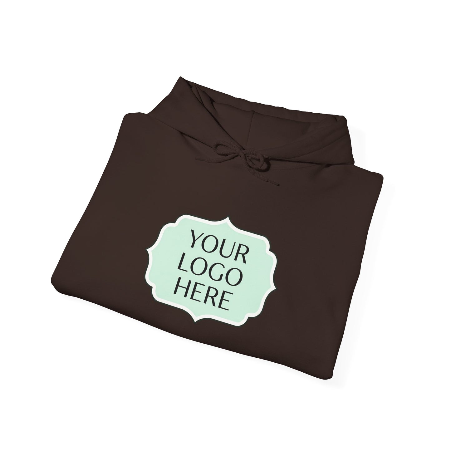 Hoodie — Custom Logo Scalloped Badge Design