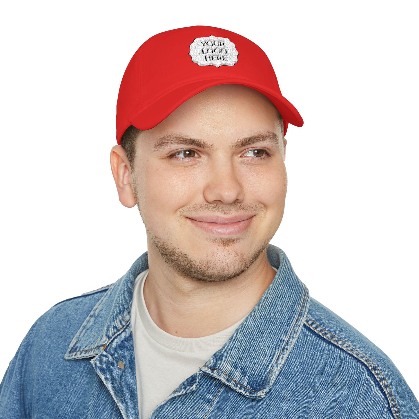 Custom Logo Low Profile Baseball Cap — Personalized Front Patch