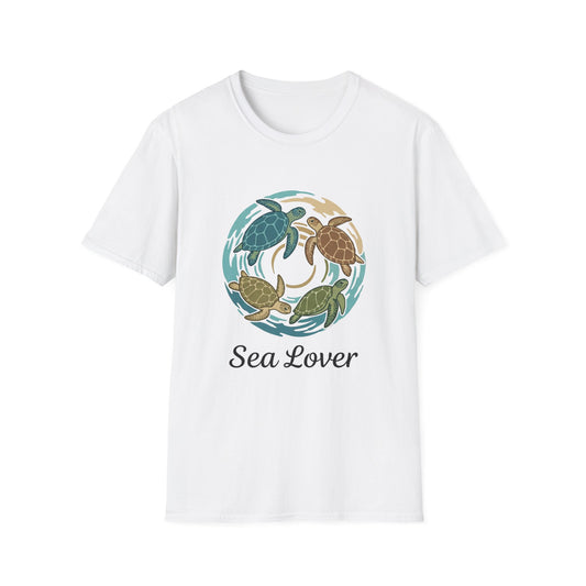 Sea Lover Sea T-Shirt — Boutique Sea Turtle Graphic Tee