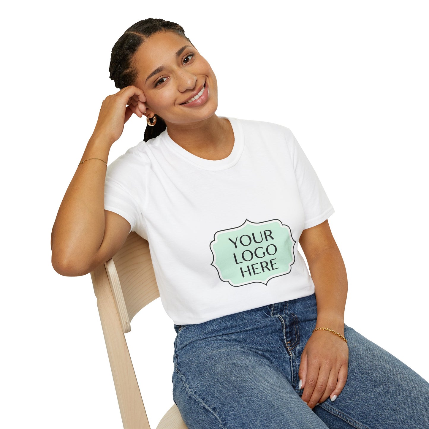 Retro YC Logo T‑Shirt — Minimalist Monogram Tee