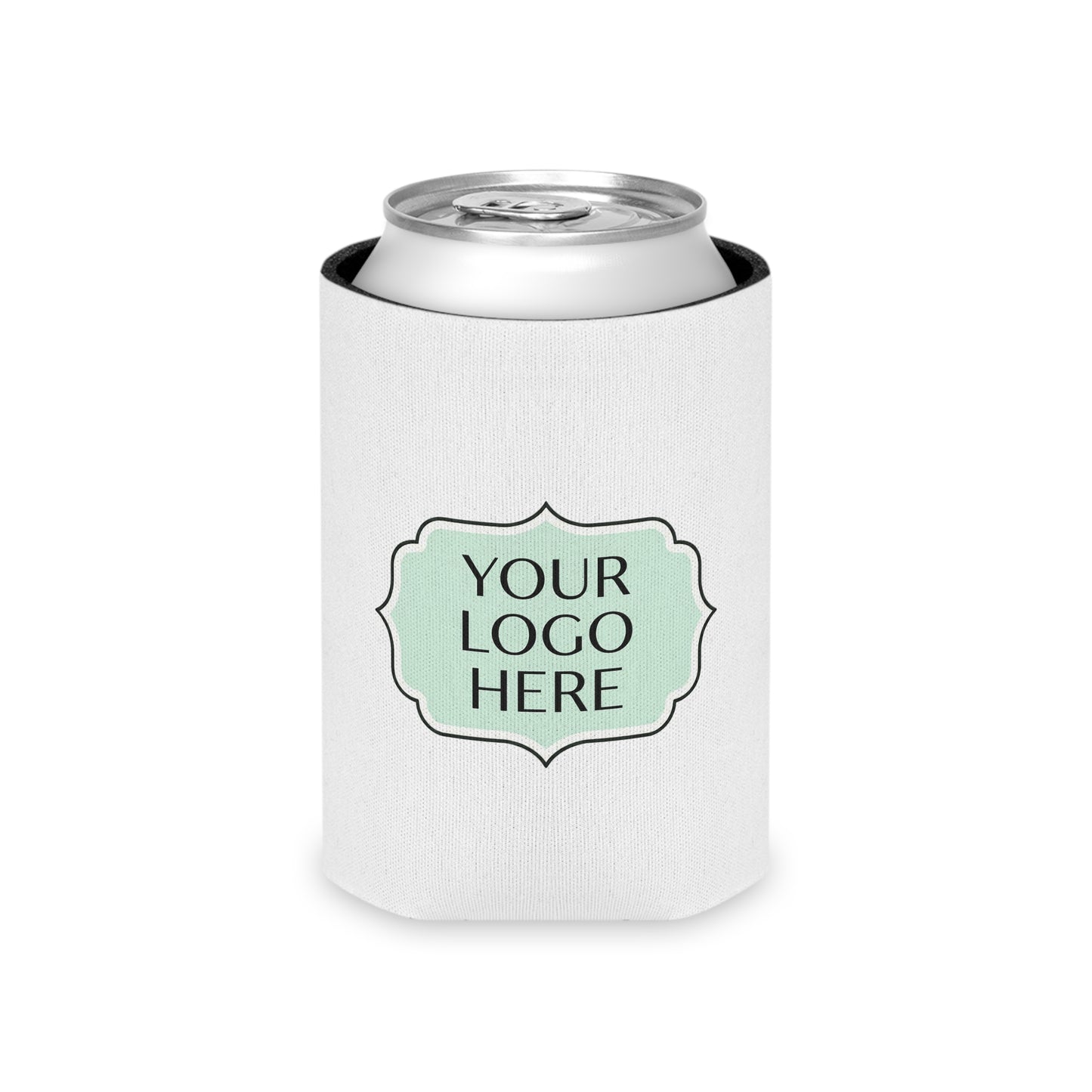 Custom Logo Can Cooler - Personalized Beverage Koozie