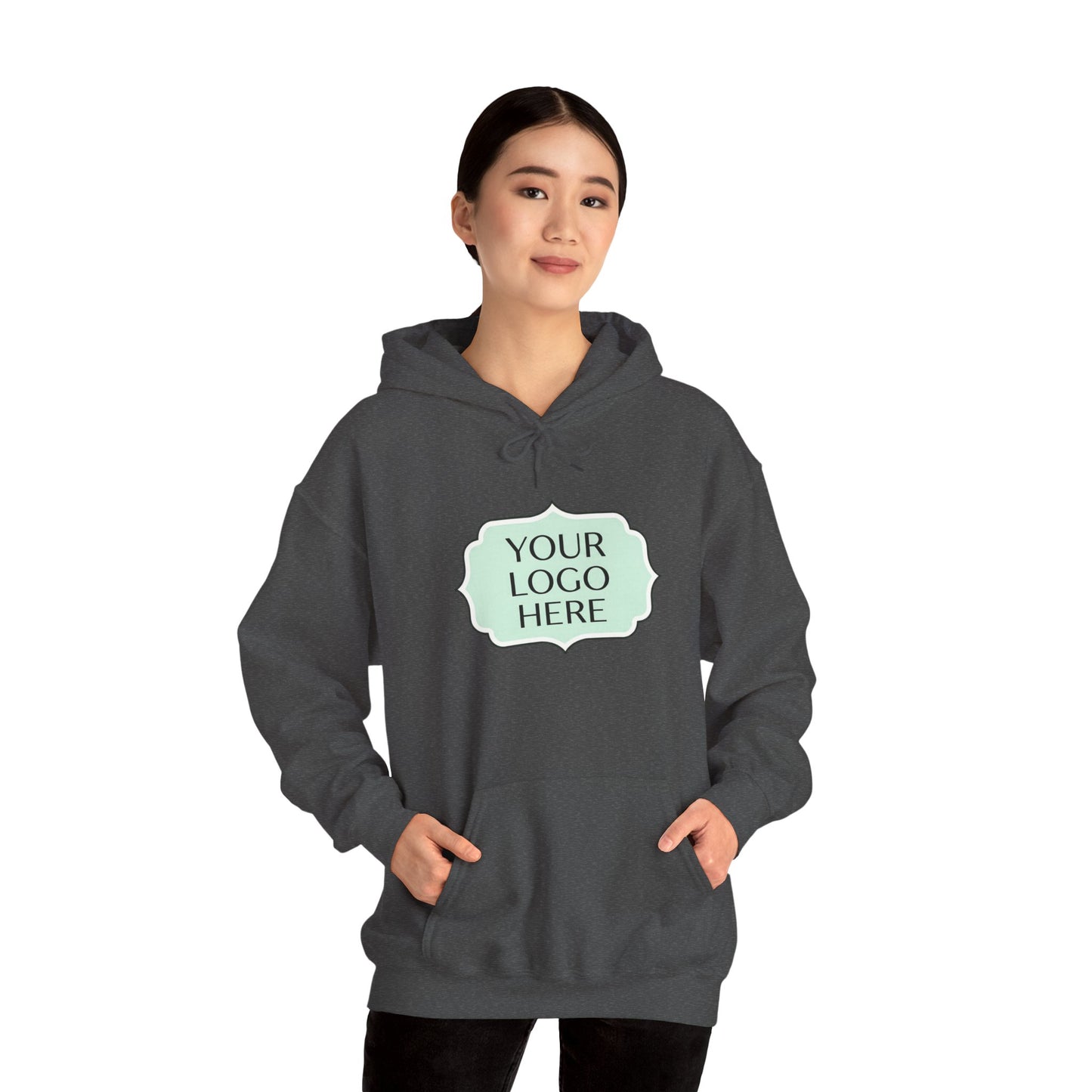 Hoodie — Custom Logo Scalloped Badge Design