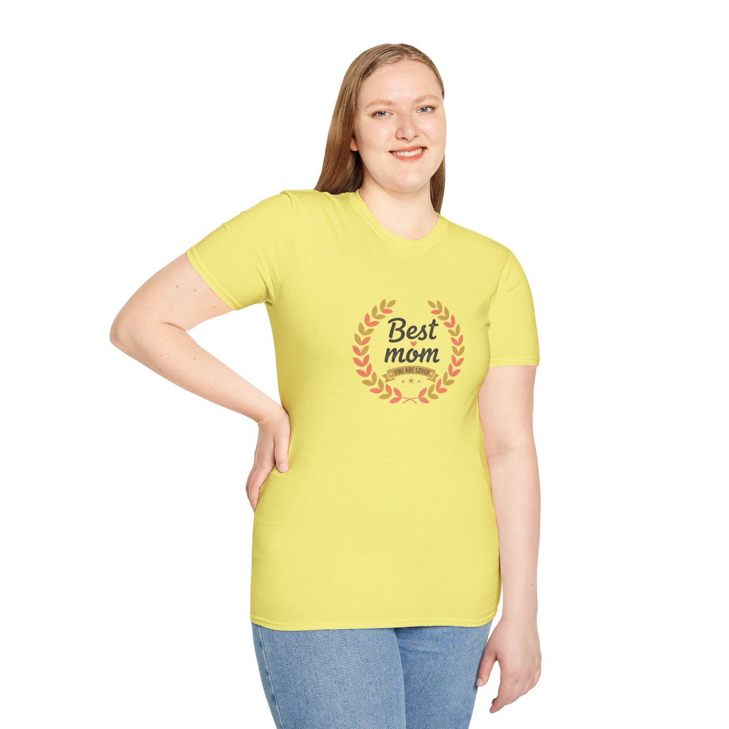 Best Mom You Are Loved T-Shirt — Laurel Wreath Mother's Day Tee