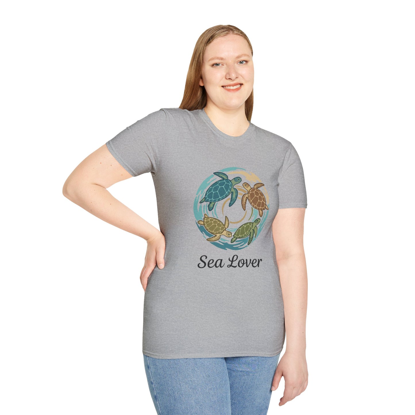 Sea Lover Sea T-Shirt — Boutique Sea Turtle Graphic Tee