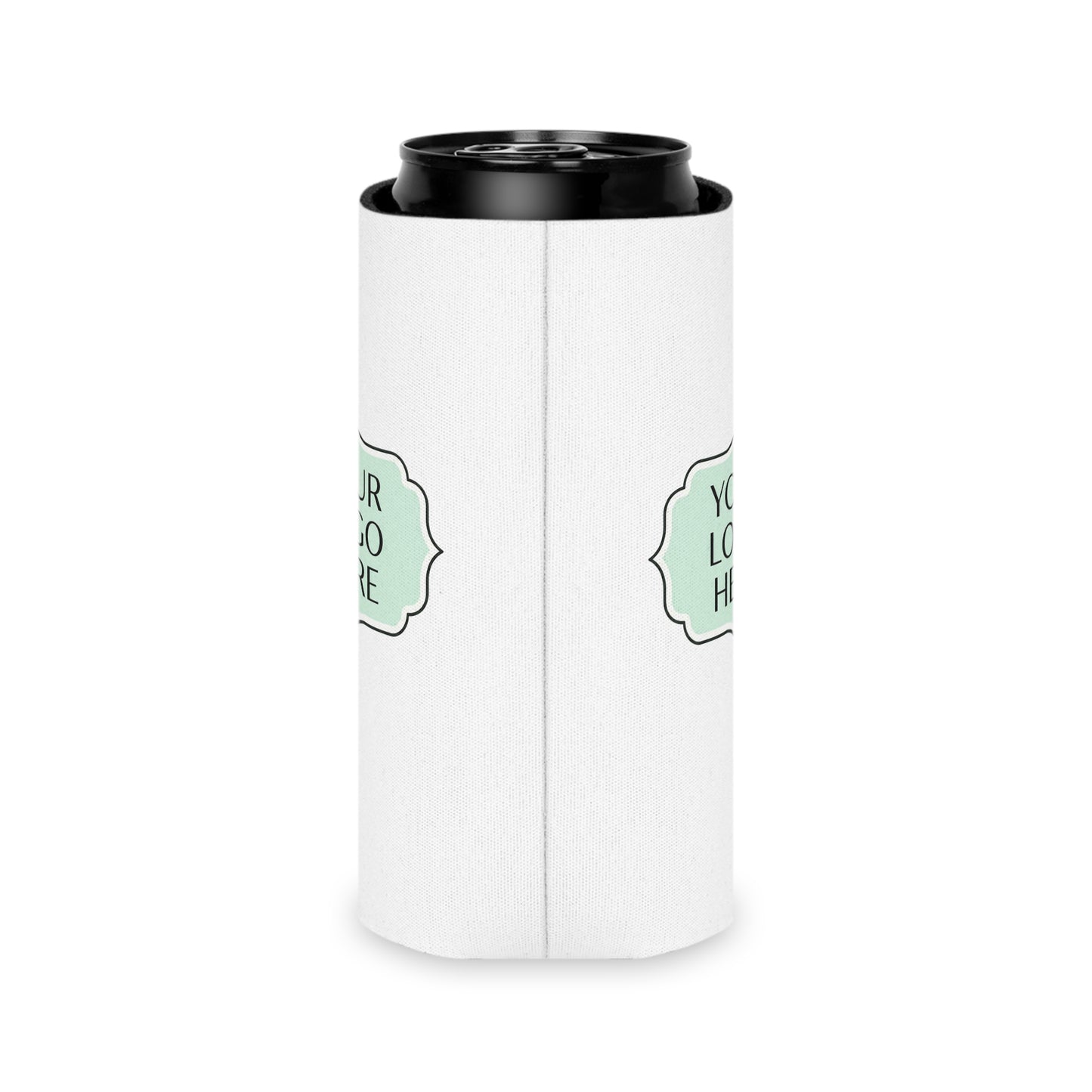 Custom Logo Can Cooler - Personalized Beverage Koozie