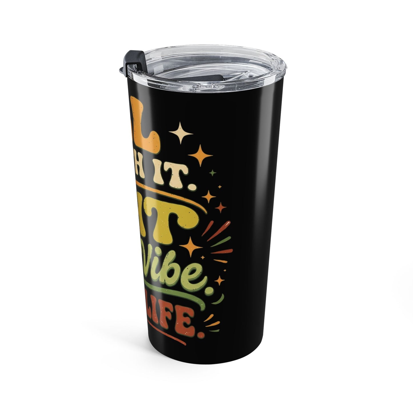 20oz Retro 'Roll With The Punches, Enjoy Life' Insulated Tumbler