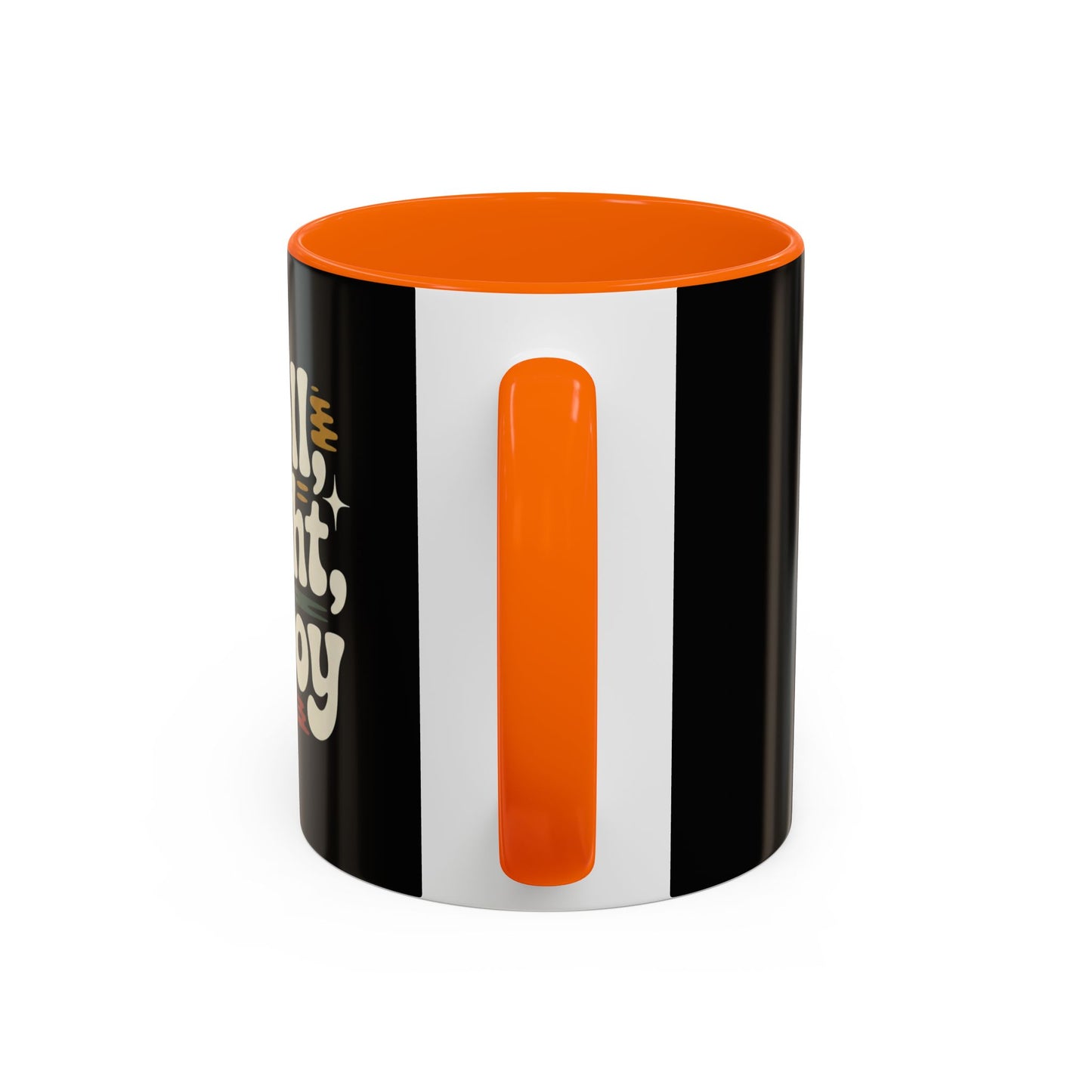 Coffee Mug — "Roll Light, Enjoy" Retro Accent Coffee Cup (11/15oz)