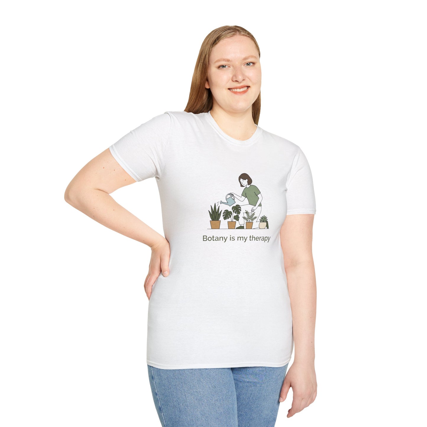 Botany Is My Therapy T-Shirt — Plant Lover Graphic Tee
