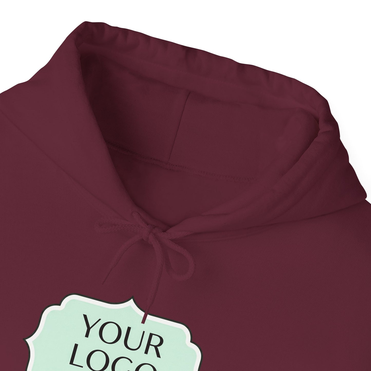 Hoodie — Custom Logo Scalloped Badge Design