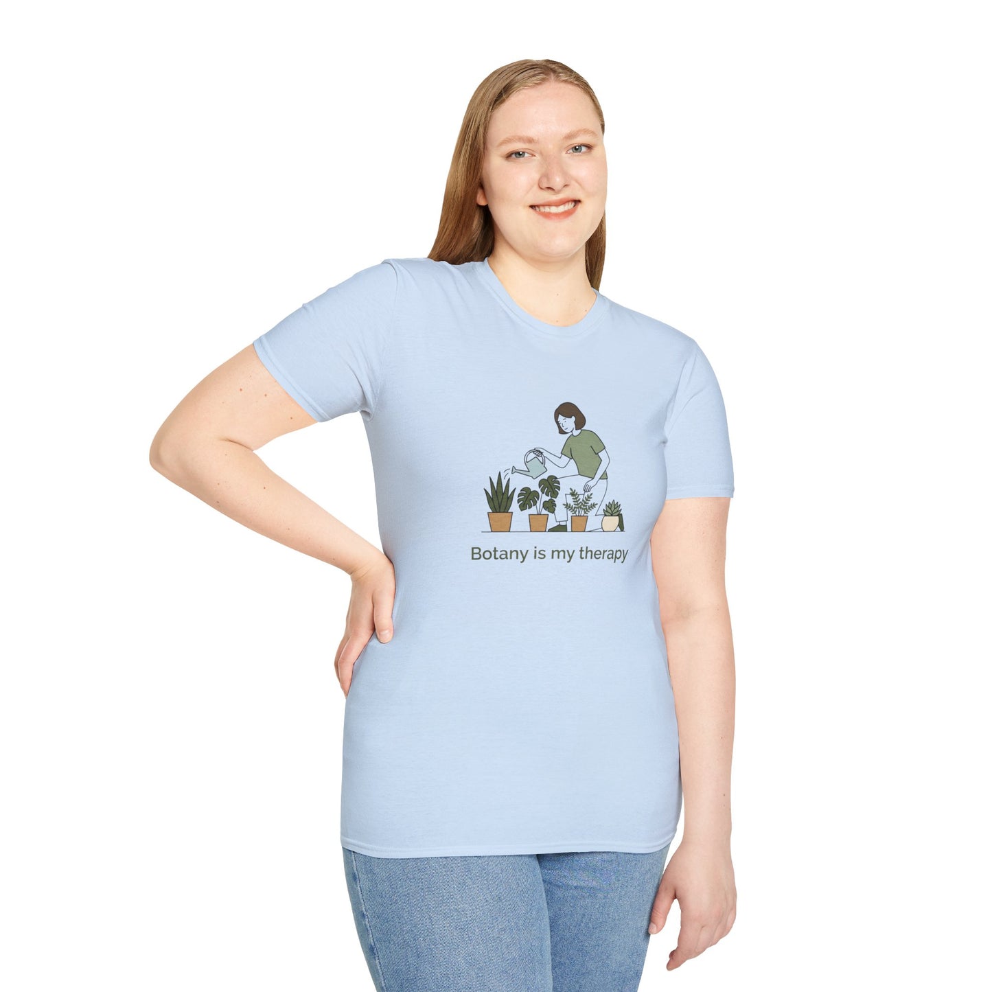 Botany Is My Therapy T-Shirt — Plant Lover Graphic Tee