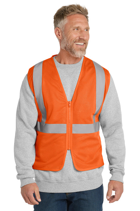 CornerStone® ANSI 107 Class 2 Economy Mesh Zippered Vest