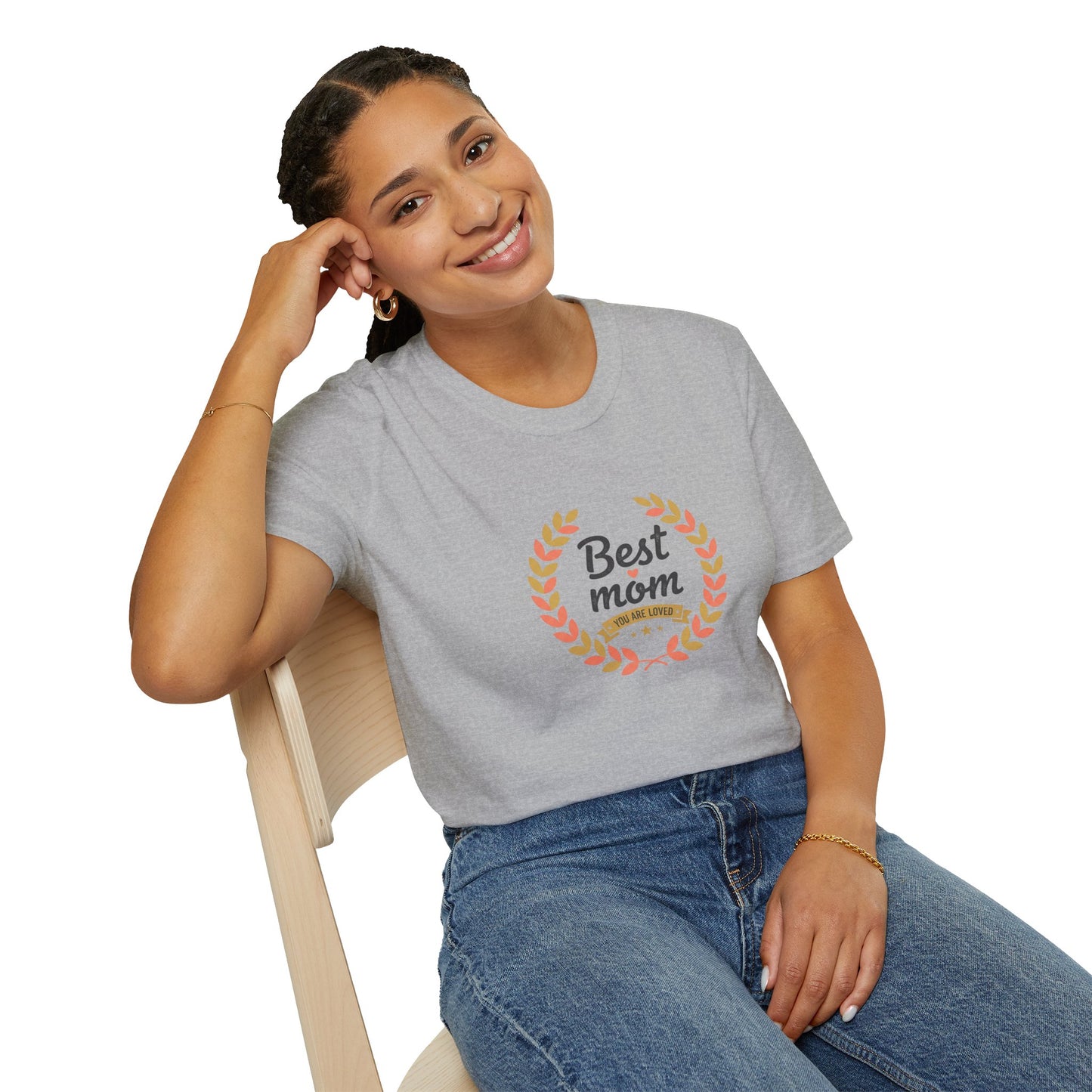 Best Mom You Are Loved T-Shirt — Laurel Wreath Mother's Day Tee