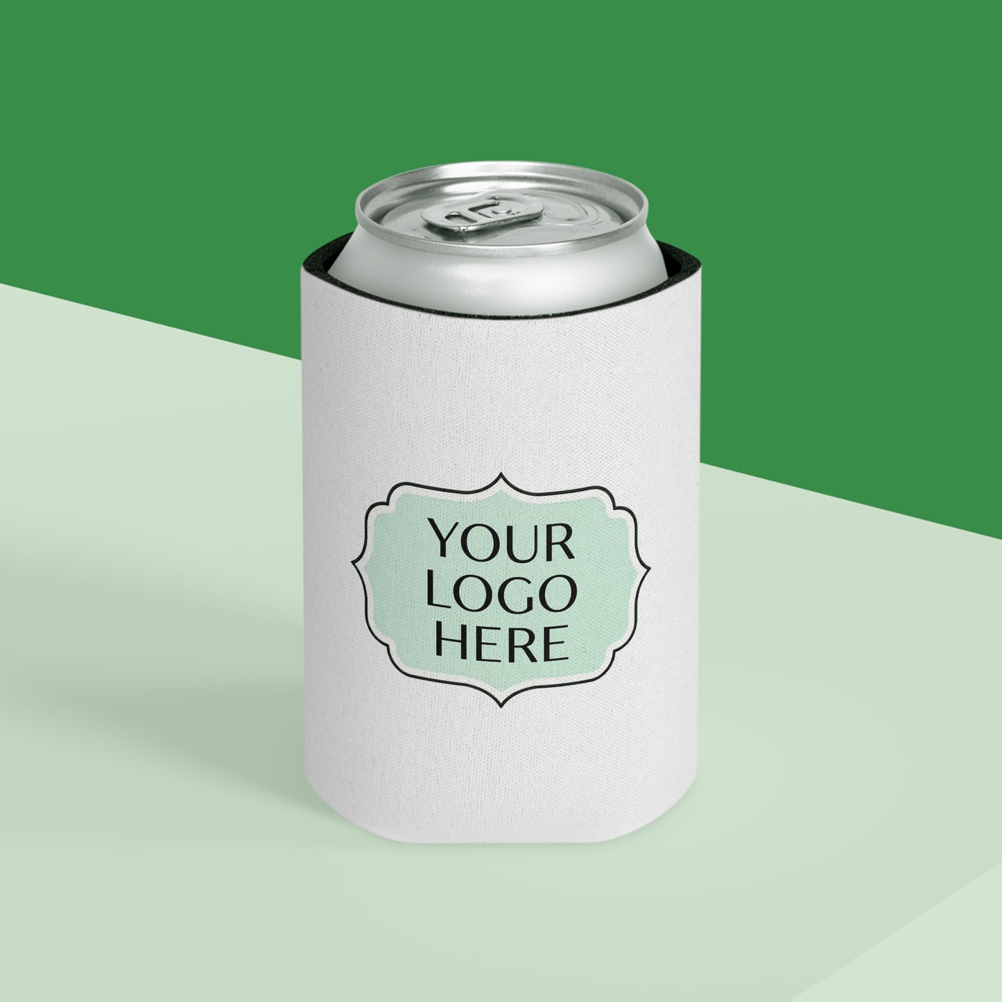 Custom Logo Can Cooler - Personalized Beverage Koozie