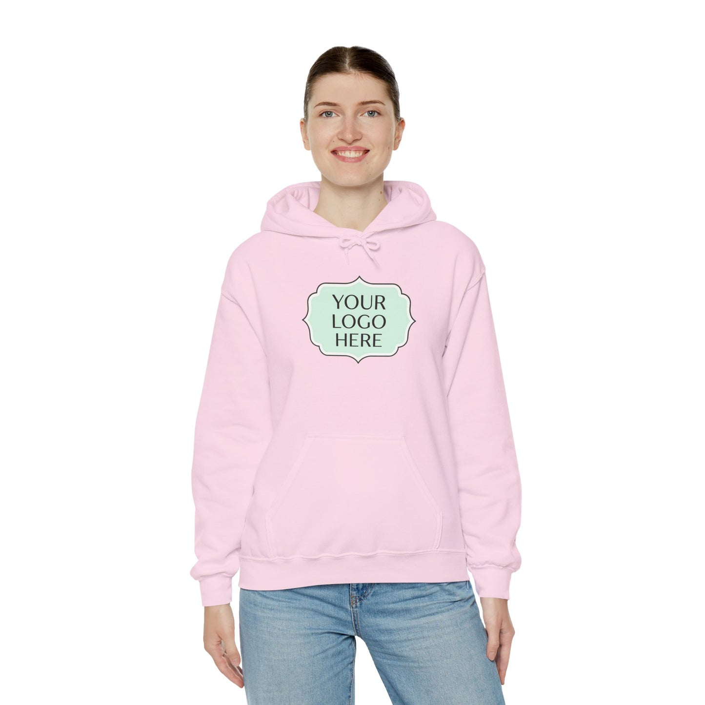Hoodie — Custom Logo Scalloped Badge Design