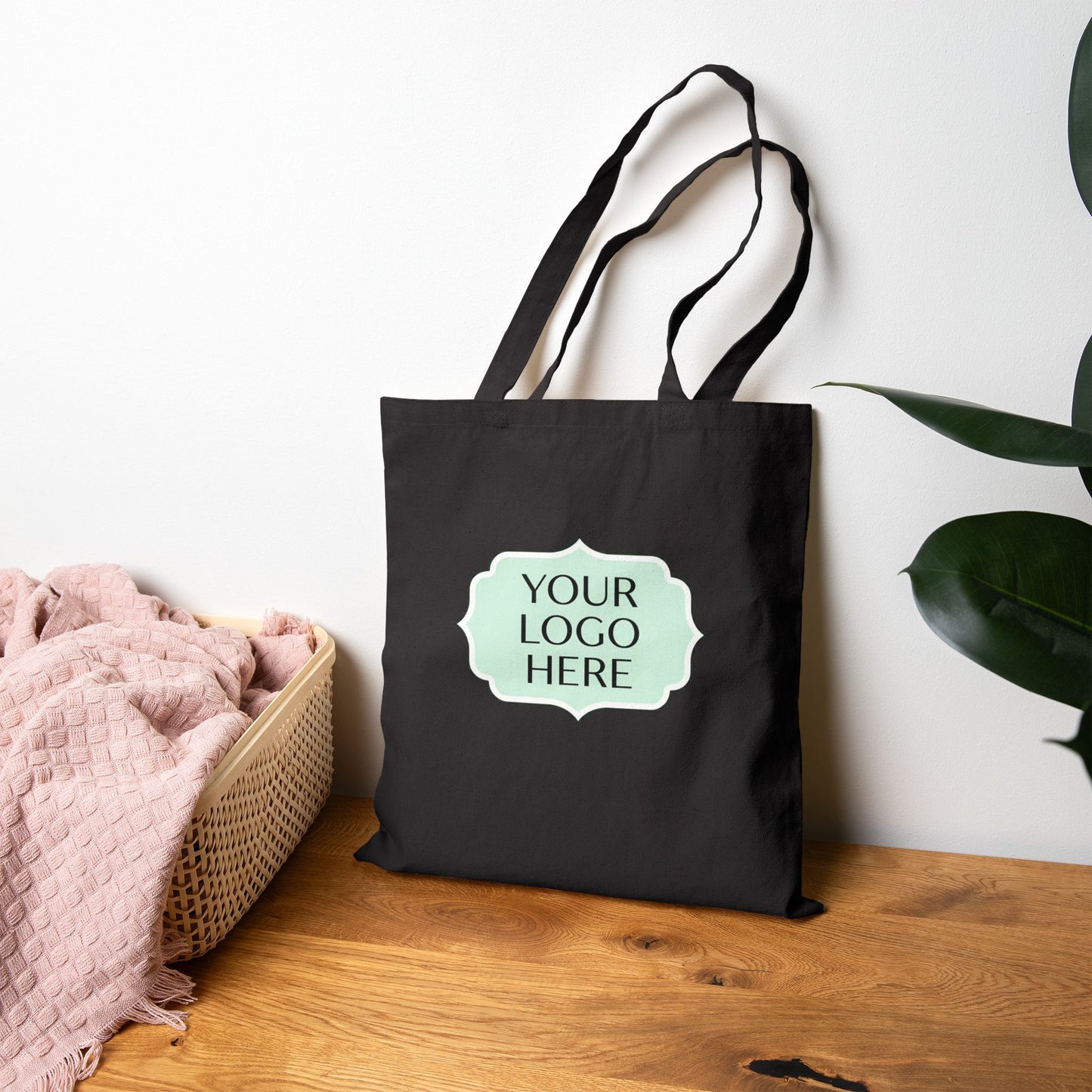 Canvas Tote Bag — Custom Logo Cotton Shopper