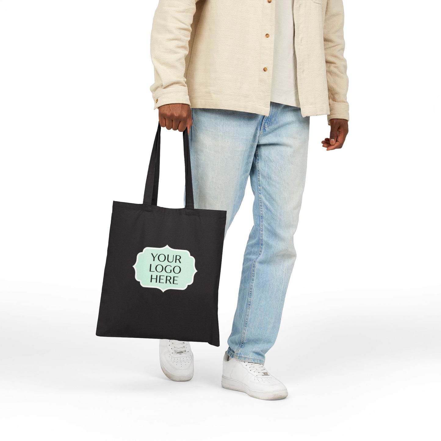Canvas Tote Bag — Custom Logo Cotton Shopper