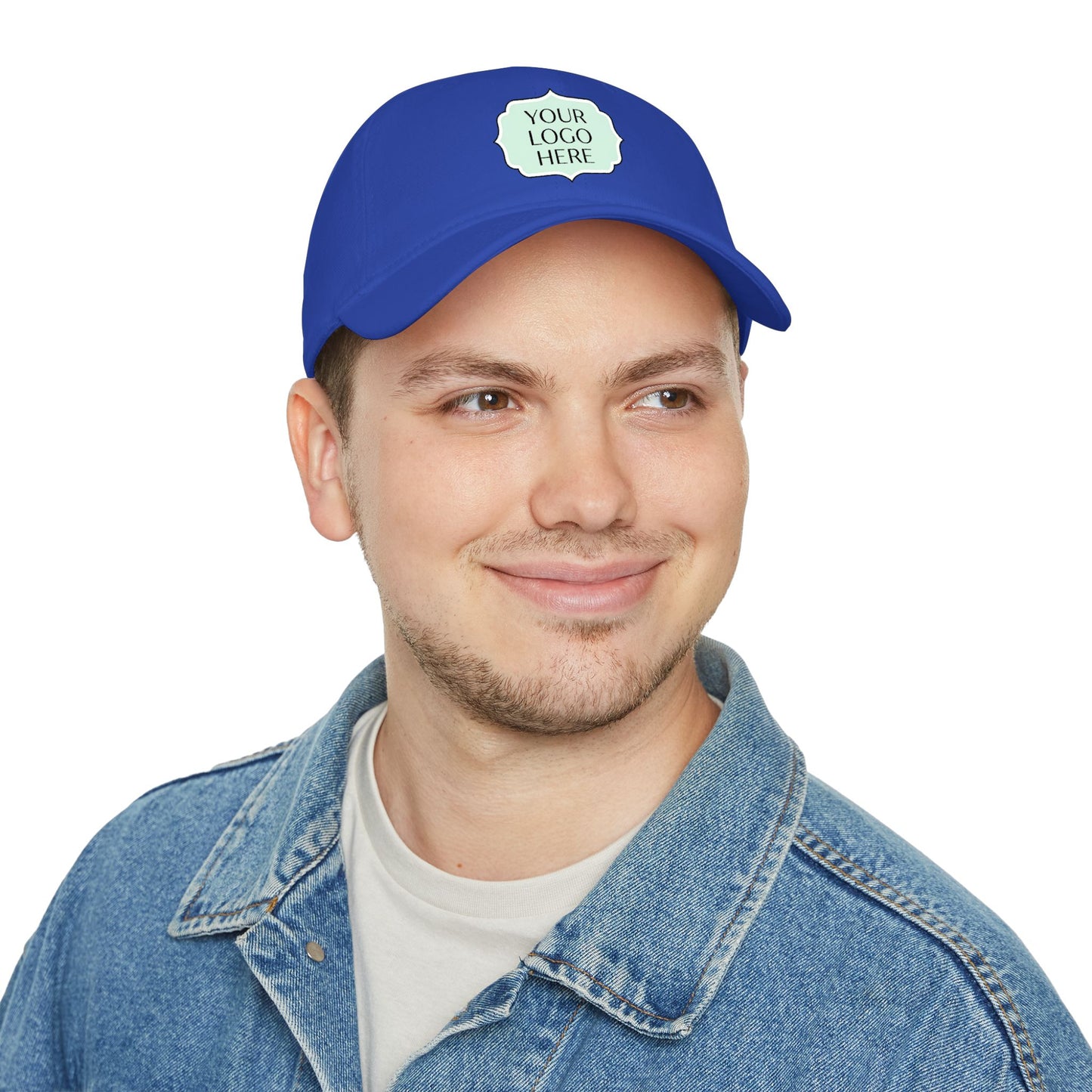 Custom Logo Low Profile Baseball Cap — Personalized Embroidered Patch Hat