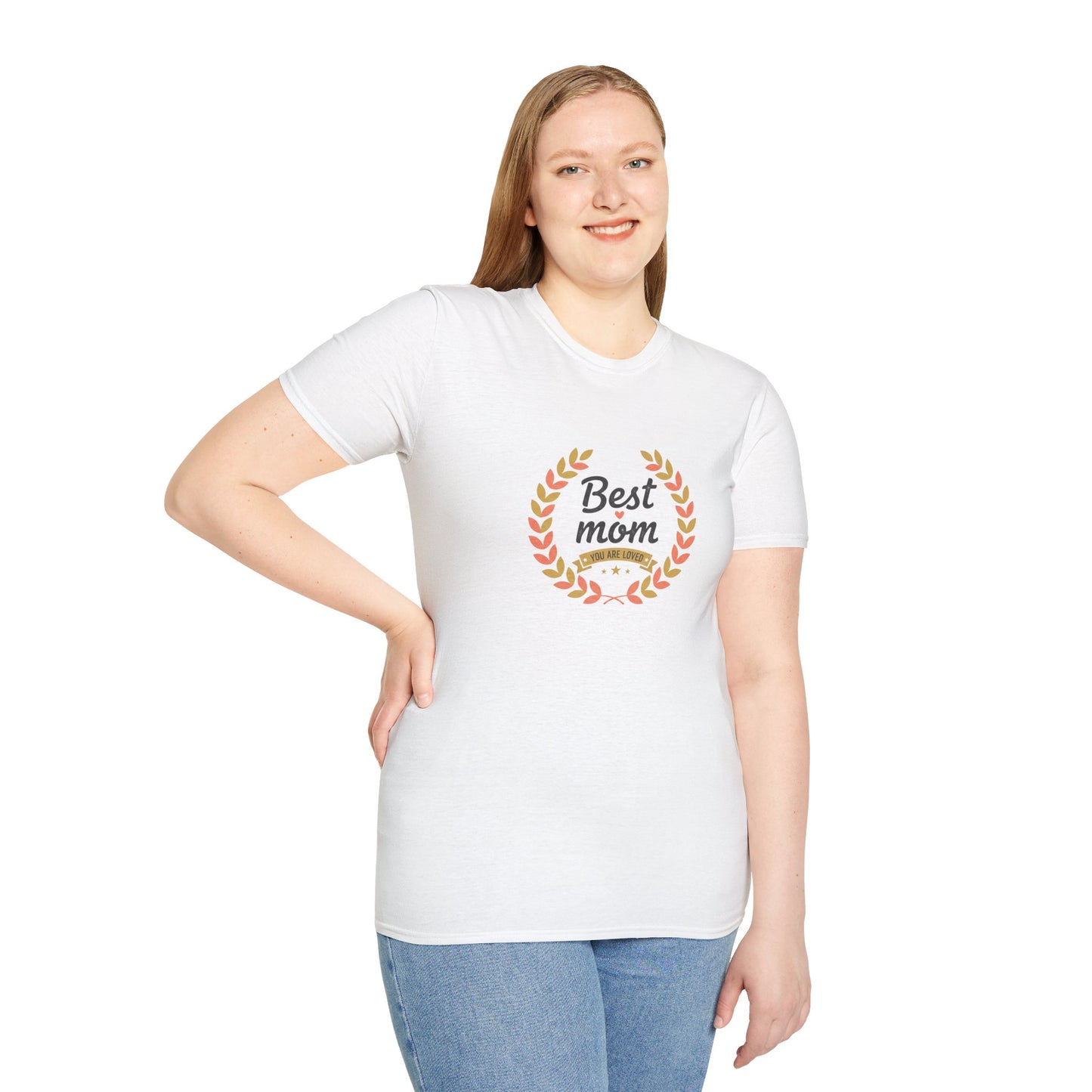 Best Mom You Are Loved T-Shirt — Laurel Wreath Mother's Day Tee