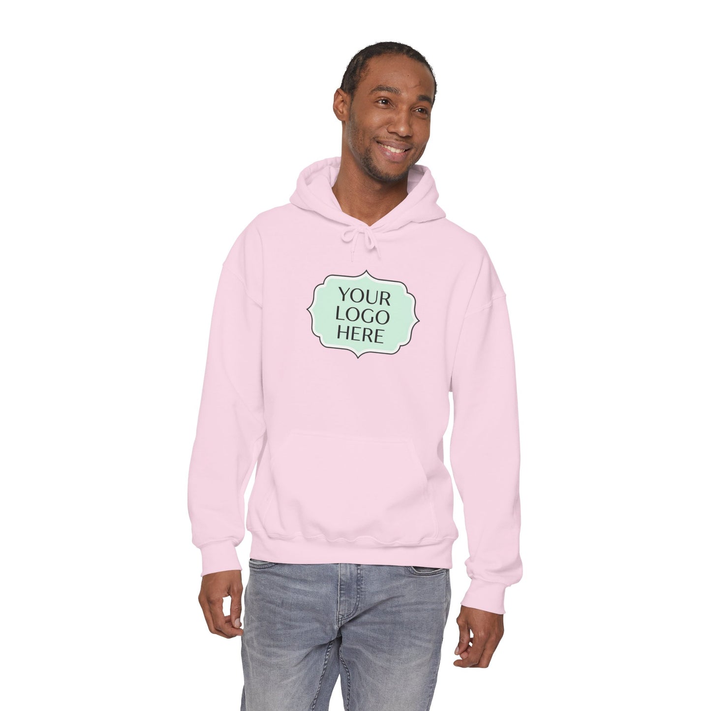 Hoodie — Custom Logo Scalloped Badge Design