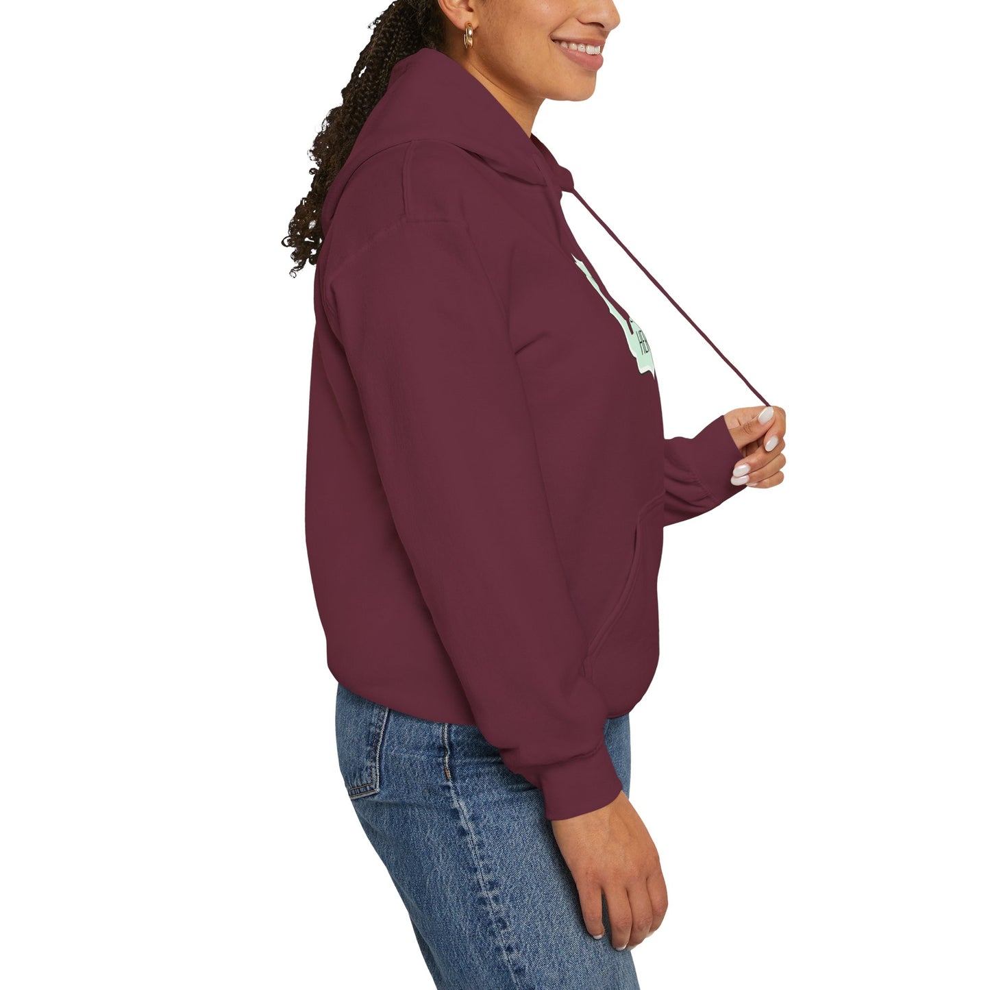 Hoodie — Custom Logo Scalloped Badge Design