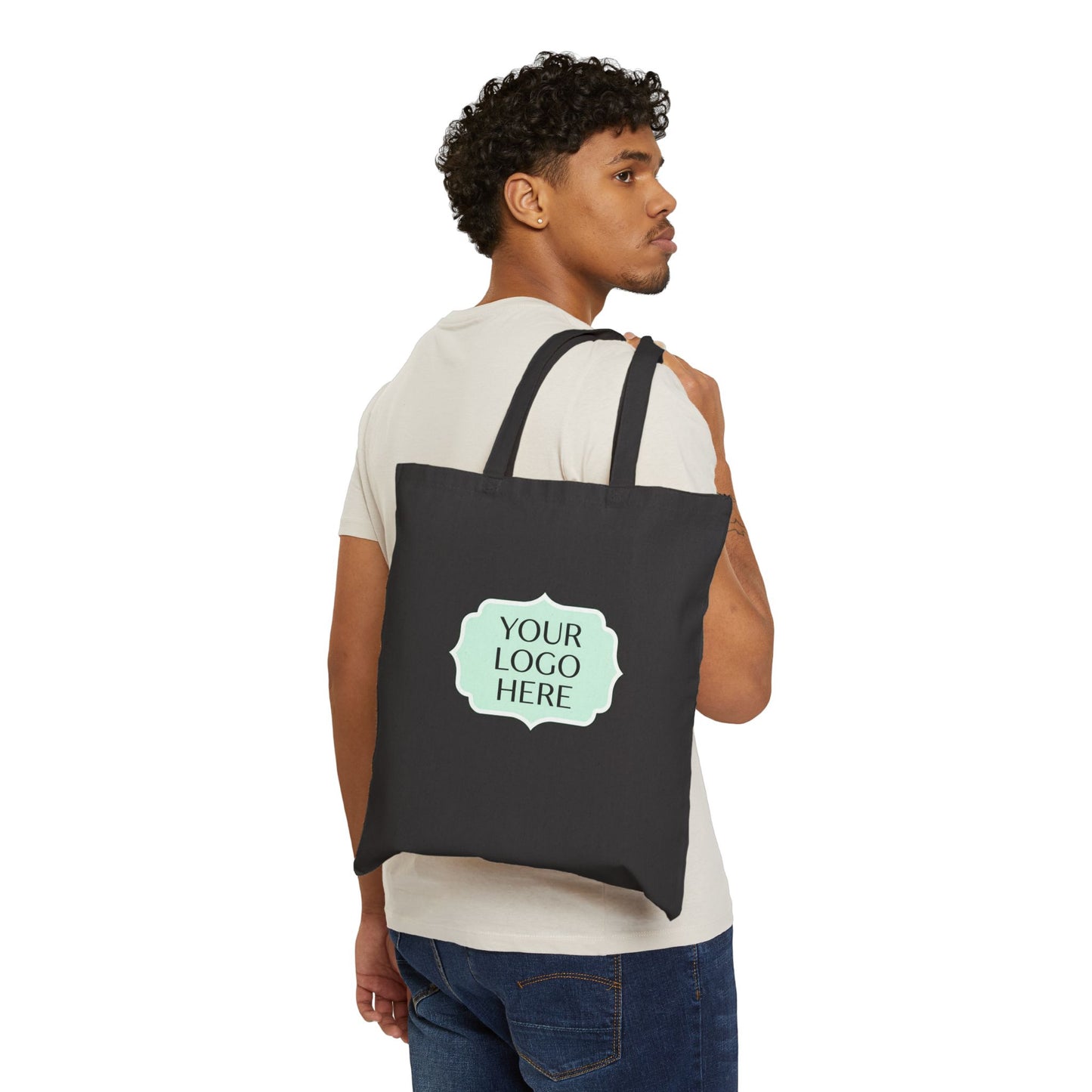 Canvas Tote Bag — Custom Logo Cotton Shopper