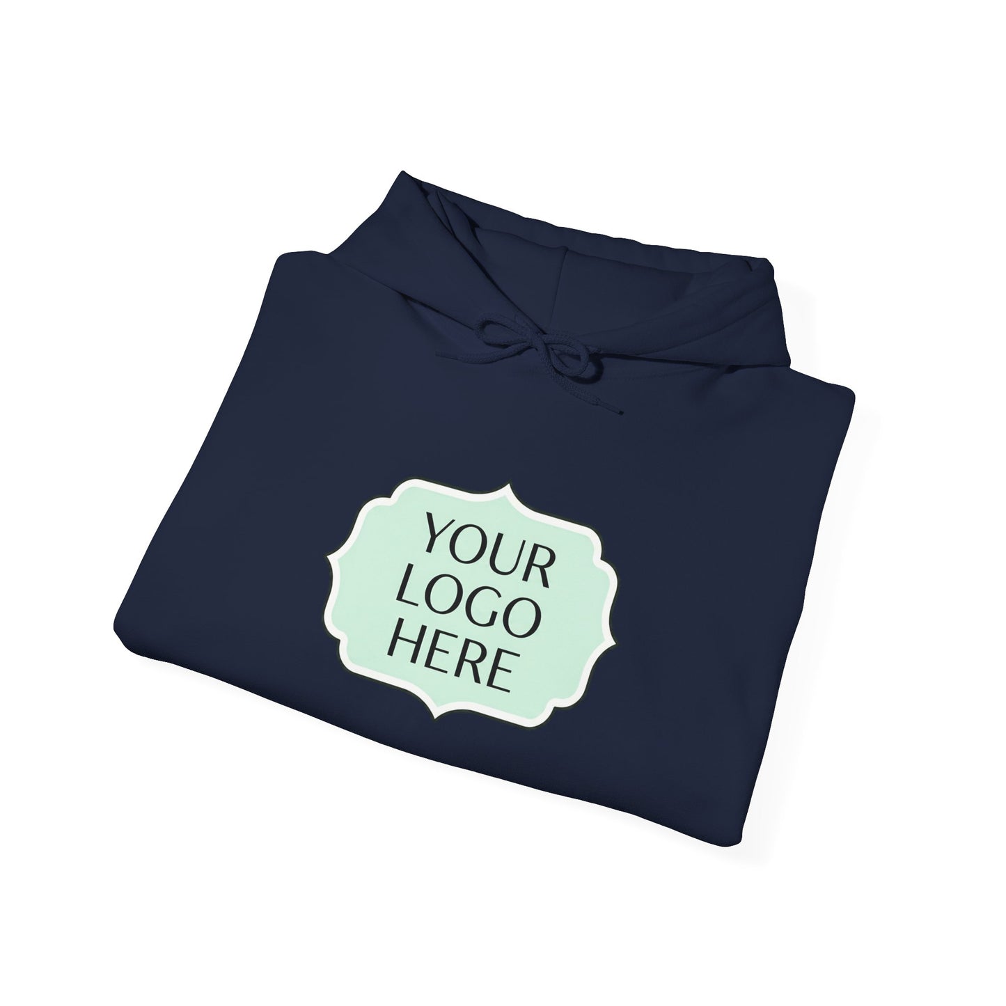 Hoodie — Custom Logo Scalloped Badge Design