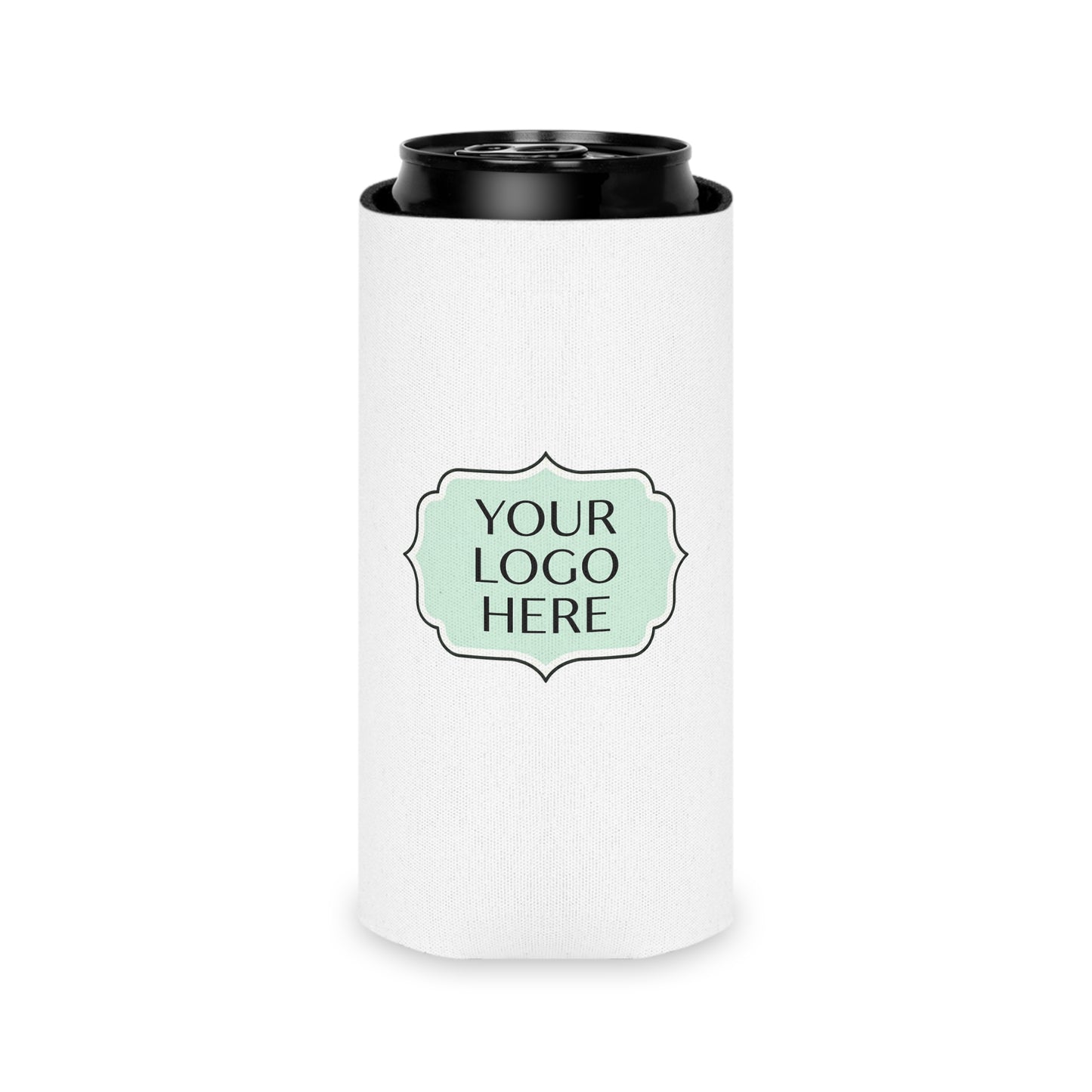 Custom Logo Can Cooler - Personalized Beverage Koozie
