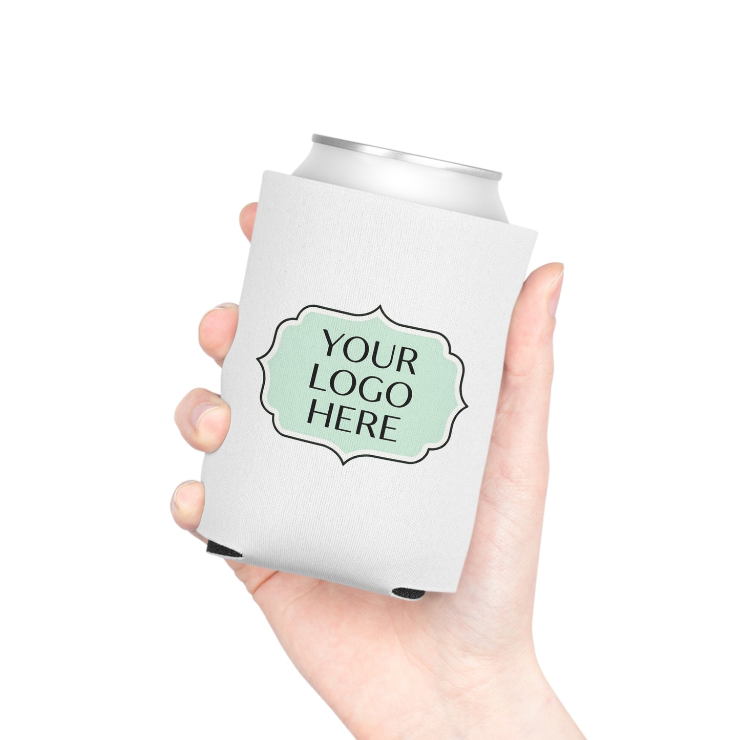 Custom Logo Can Cooler - Personalized Beverage Koozie