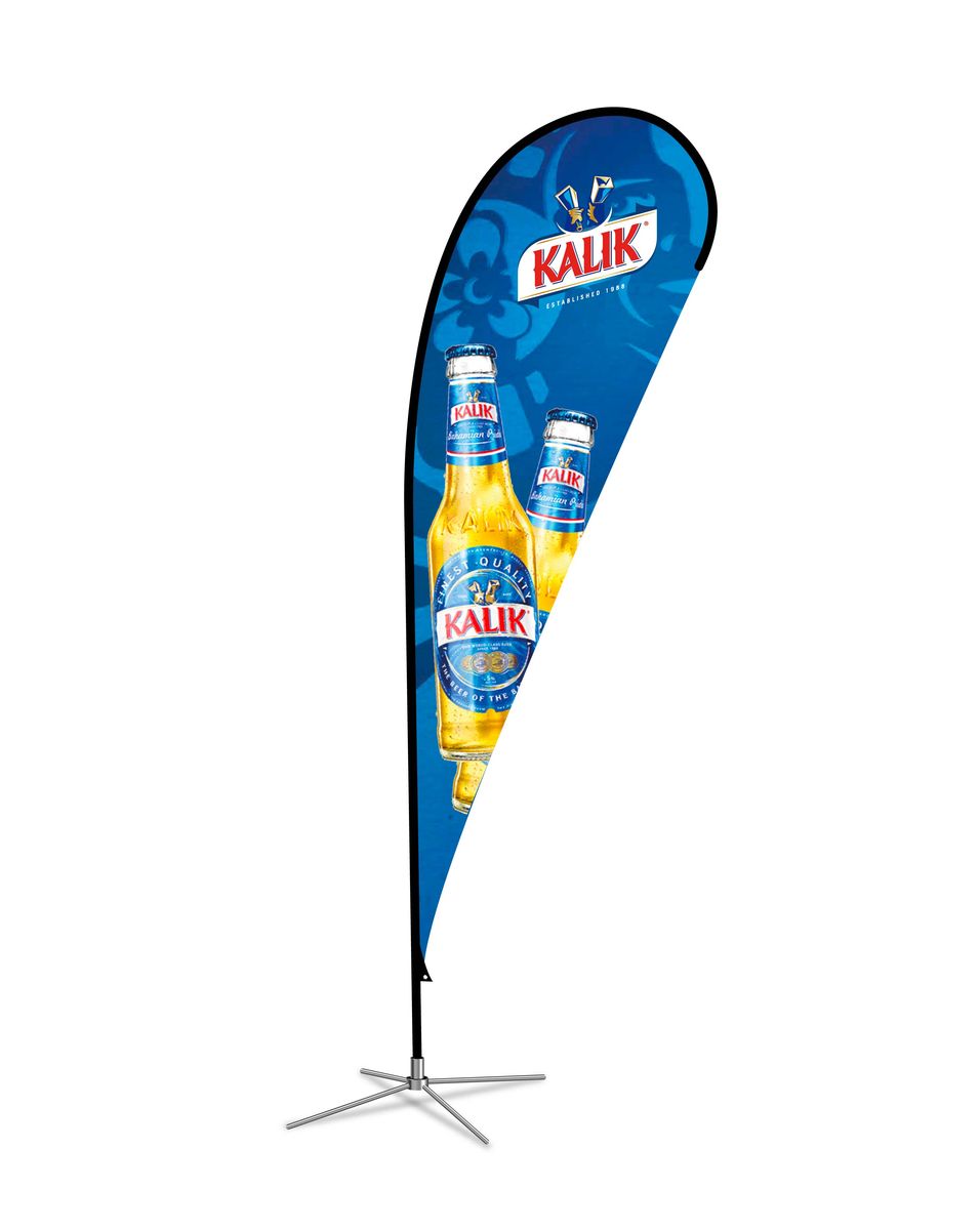 Teardrop Flag Banner Double Sided Kit (11ft)
