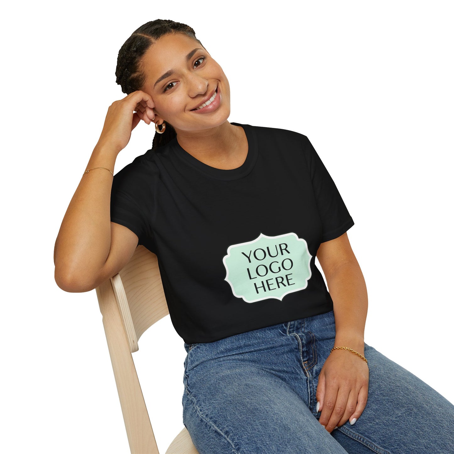 Retro YC Logo T‑Shirt — Minimalist Monogram Tee