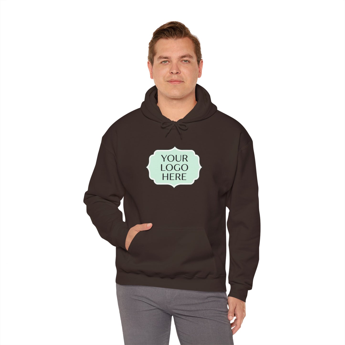 Hoodie — Custom Logo Scalloped Badge Design