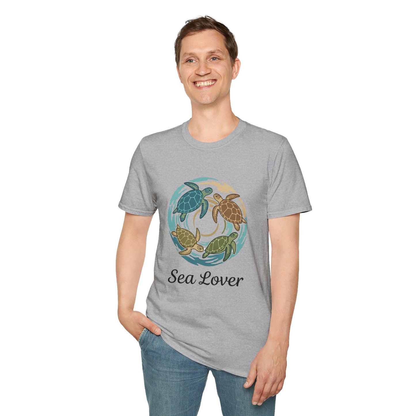 Sea Lover Sea T-Shirt — Boutique Sea Turtle Graphic Tee