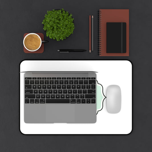 Personalized Logo Desk Mat — Custom Office Mouse Pad & Workspace Protector