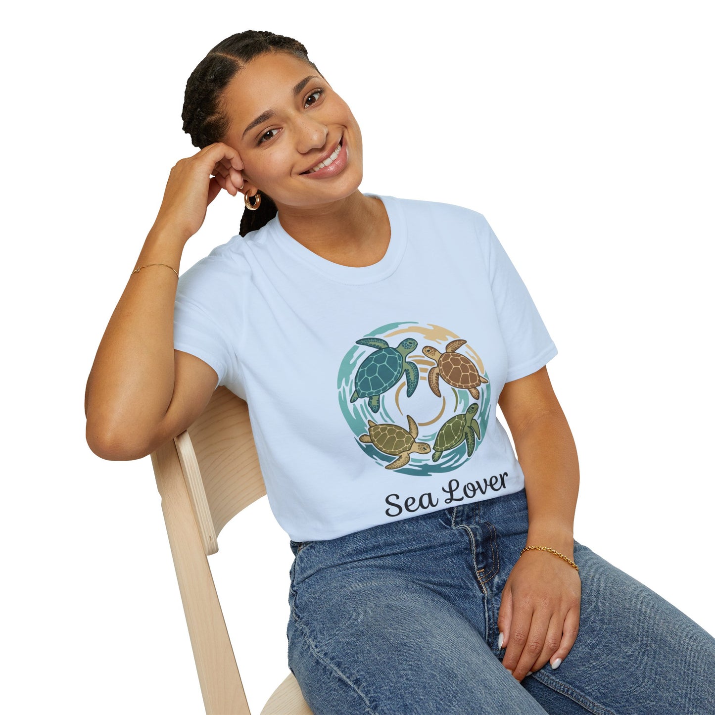 Sea Lover Sea T-Shirt — Boutique Sea Turtle Graphic Tee