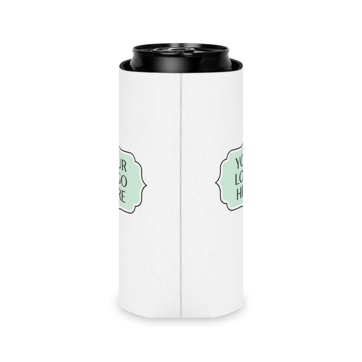 Custom Logo Can Cooler - Personalized Beverage Koozie