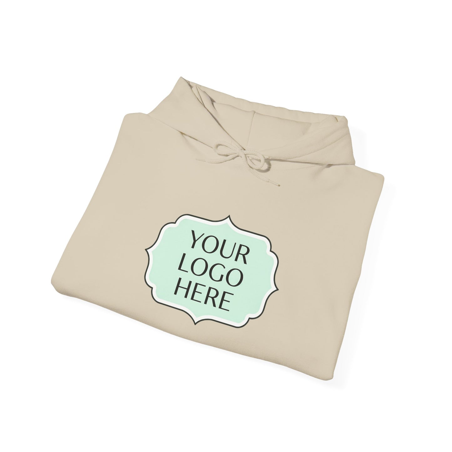 Hoodie — Custom Logo Scalloped Badge Design