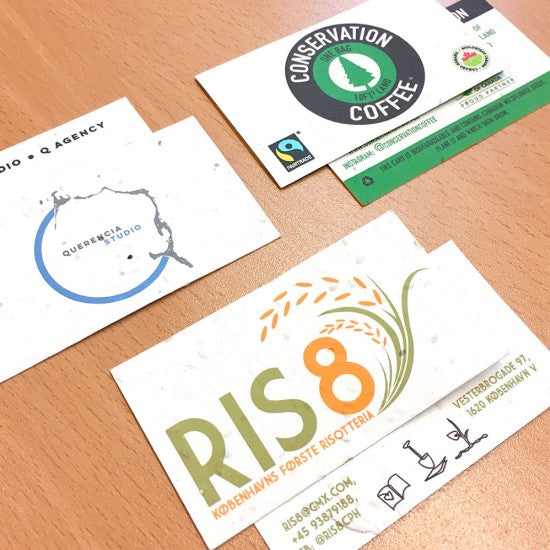 Double-Sided Plantable Business Cards